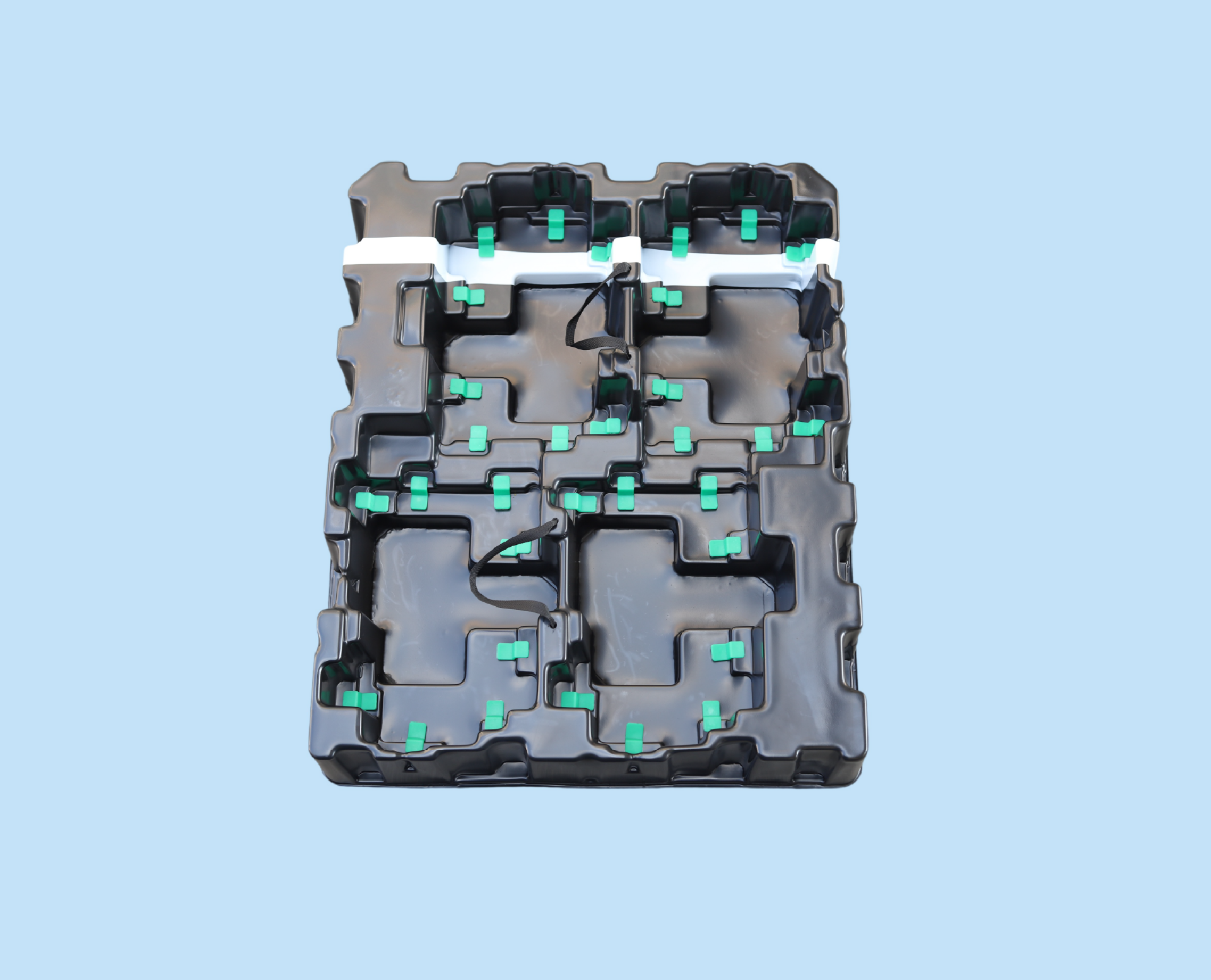 TPU+HDPE电机厚片吸塑托盘